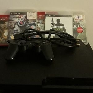 Play station 3 with/5 games